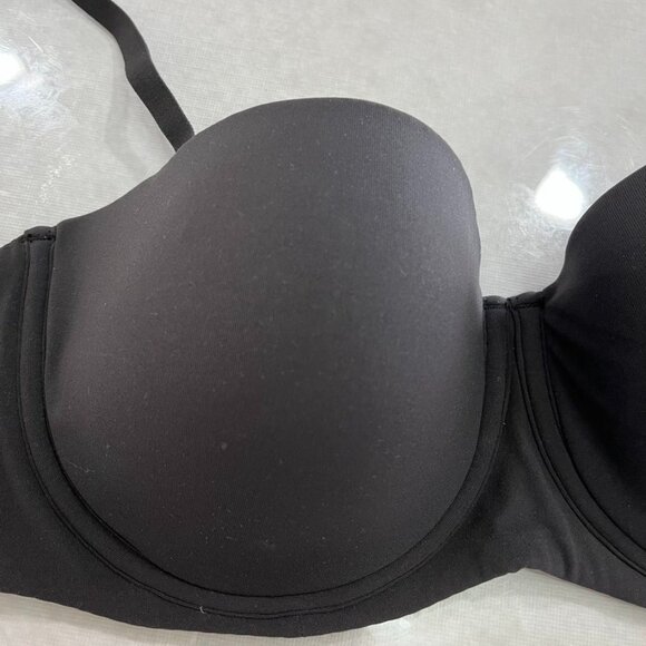 NEW SKIMS Fits Everybody Strapless Bra Onyx - Picture 3 of 7